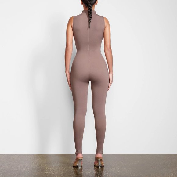 SKIMS Taupe Sleeveless Jumpsuit - Picture 3 of 4